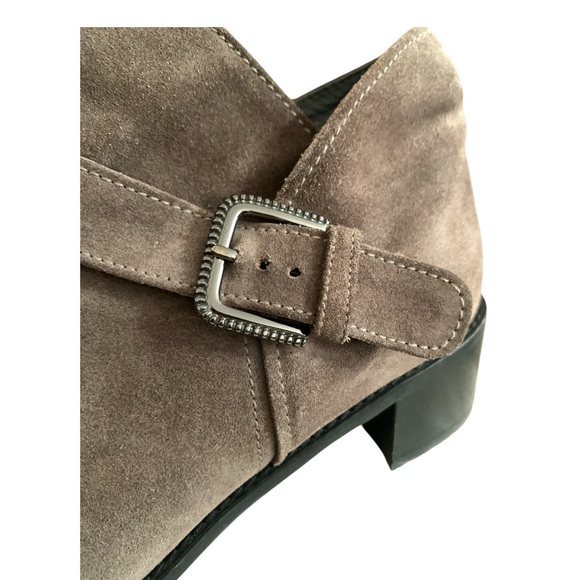 STUART WEITZMAN Brown Suede Ankle Boots - Picture 12 of 12